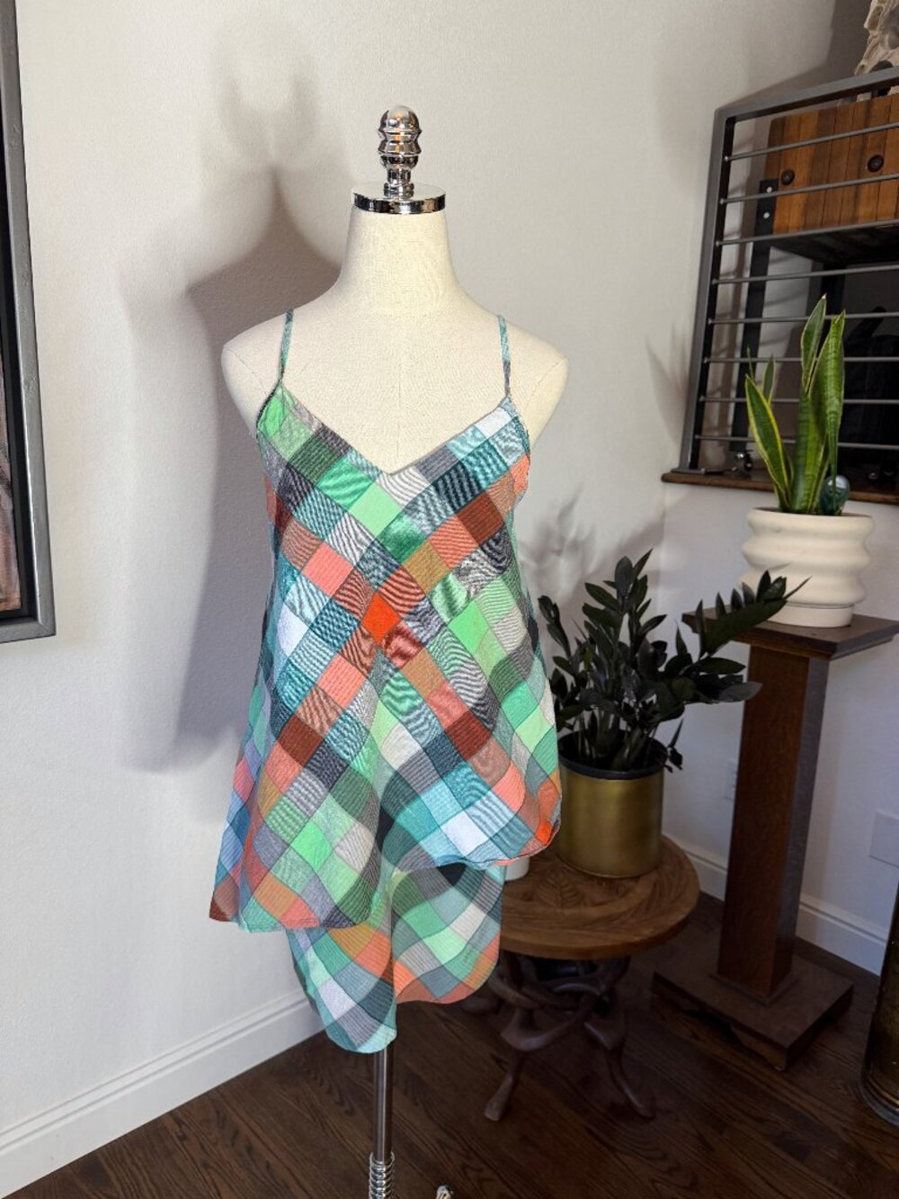 ✨ Patagonia "Dappled Light" Plaid Dress — Size 4 — Sustainable & Summer-Ready ✨